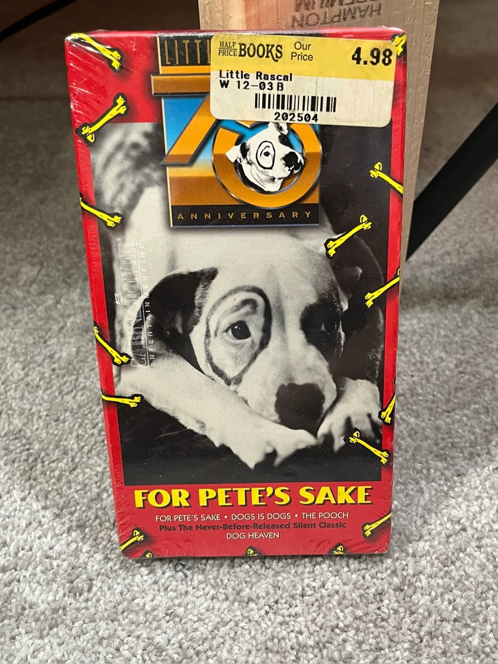 Little Rascals: For Pete’s Sake (1997) VHS - New Sealed - TV Show Episodes